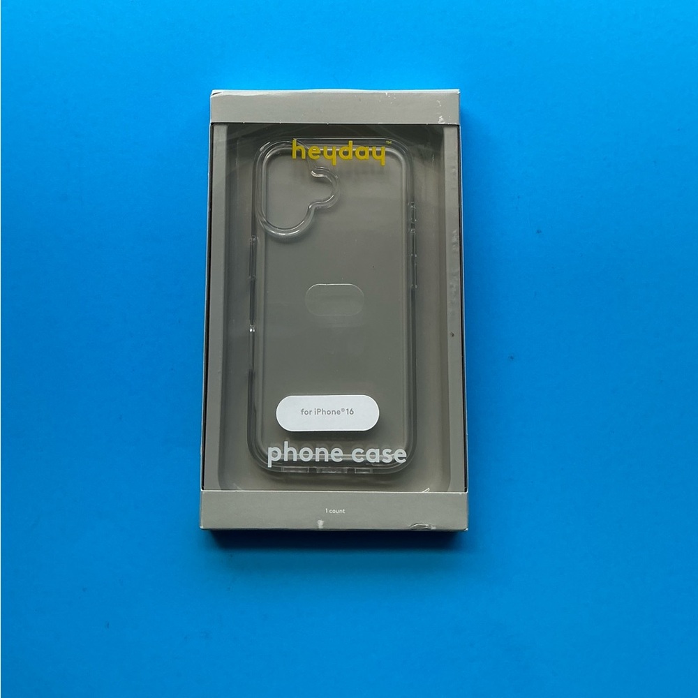 Heyday Transparent Phone Case for iPhone 16